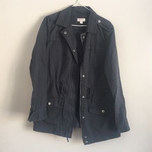 Navy Blue Cargo Jacket Sz XS